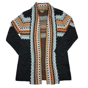 Patterned long sweater NWOT